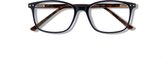 Noci Eyewear RCE024 CP Leesbril Robin +3.00 - Donker blauw frame - Tortoise pootjes