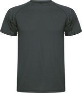 T-shirt sport unisexe Grijs foncé manches courtes marque MonteCarlo Roly taille M