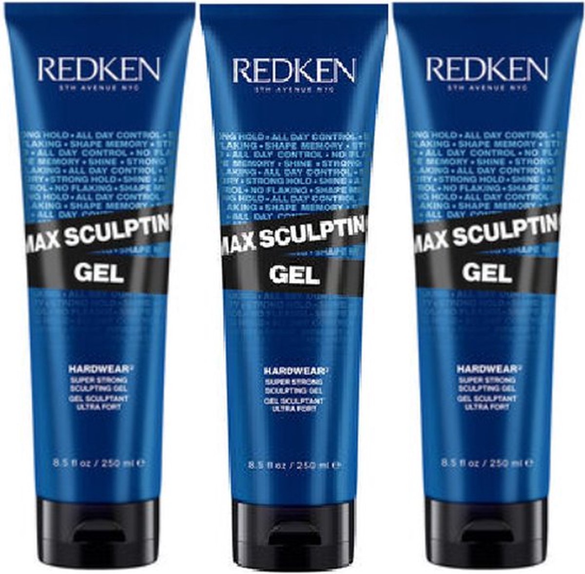 Redken - Texturize Hardwear 16 Super Gel - Max Sculpting Gel - 3x250ml