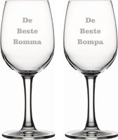 Verre à vin Witte gravé - 26cl - The Best Bomma-The Best Bompa