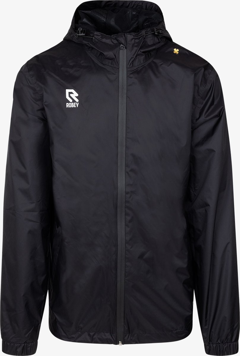 Robey Hooded Regenjas Heren - Zwart | Maat: 3XL