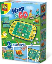 SES Creative Wrap&Go jeux de voyage - Puissance quatre - Pipopipette - Le petit crocodile