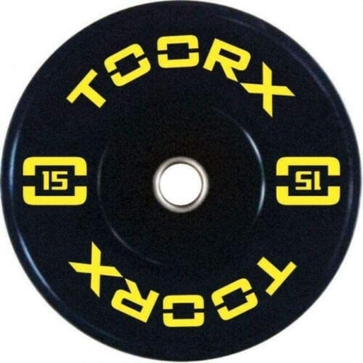 Halterschijf - 50 mm Bumper Plate - Olympische Gewicht Schijf - Toorx Professional 15 kg