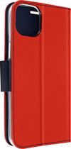 Geschikt voor Apple iPhone 14 Plus Wallet Case Video-ondersteuningsfunctie rood