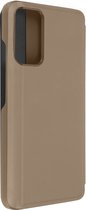 Redmi Note 11S 5G/Poco M4 Pro Folio Hoes Translucent Rigid Protection beige