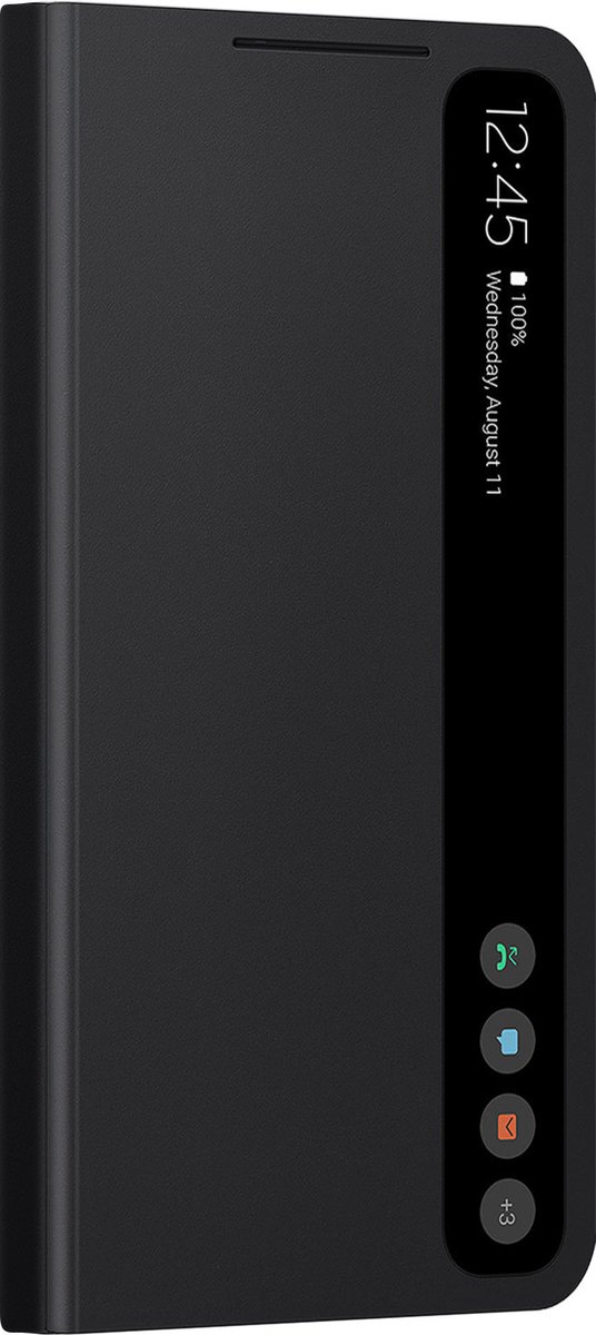 Samsung Clear View Cover Samsung Galaxy S21 FE 5G (2022) Dark Grey