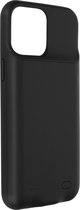 Hoes Geschikt voor Apple iPhone 13 Pro 2in1 Bescherming+Batterij 6500mAh Soft-touch – Zwart