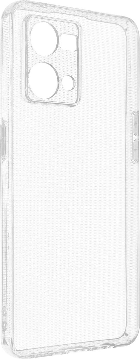 Geschikt voor Oppo Reno 7 Case Resistant Soft Flexible Gel Silicone transparant