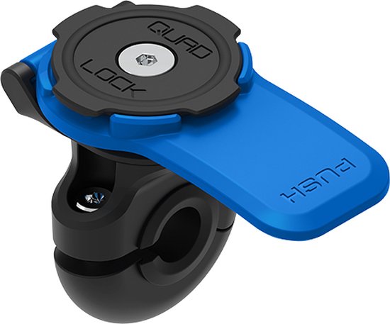 Quad Lock Telefoonhouder voor motorstuur PRO met trillingsdemper en MAG-hoes voor iPhone 13