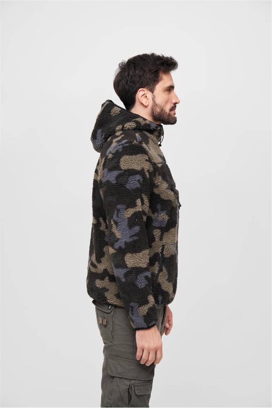 BRANDIT Teddy Worker Veste Homme / Dark Camo - M