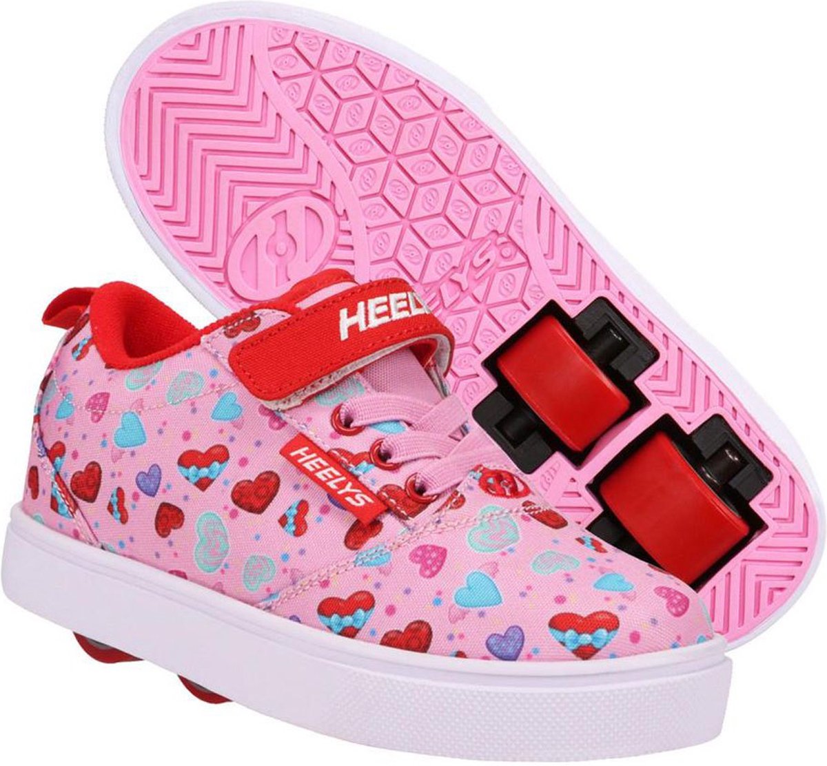 Heelys Pro 20 Prints x2 Sneakers Kinderen - Pink / Red / Multi - EU 45.5