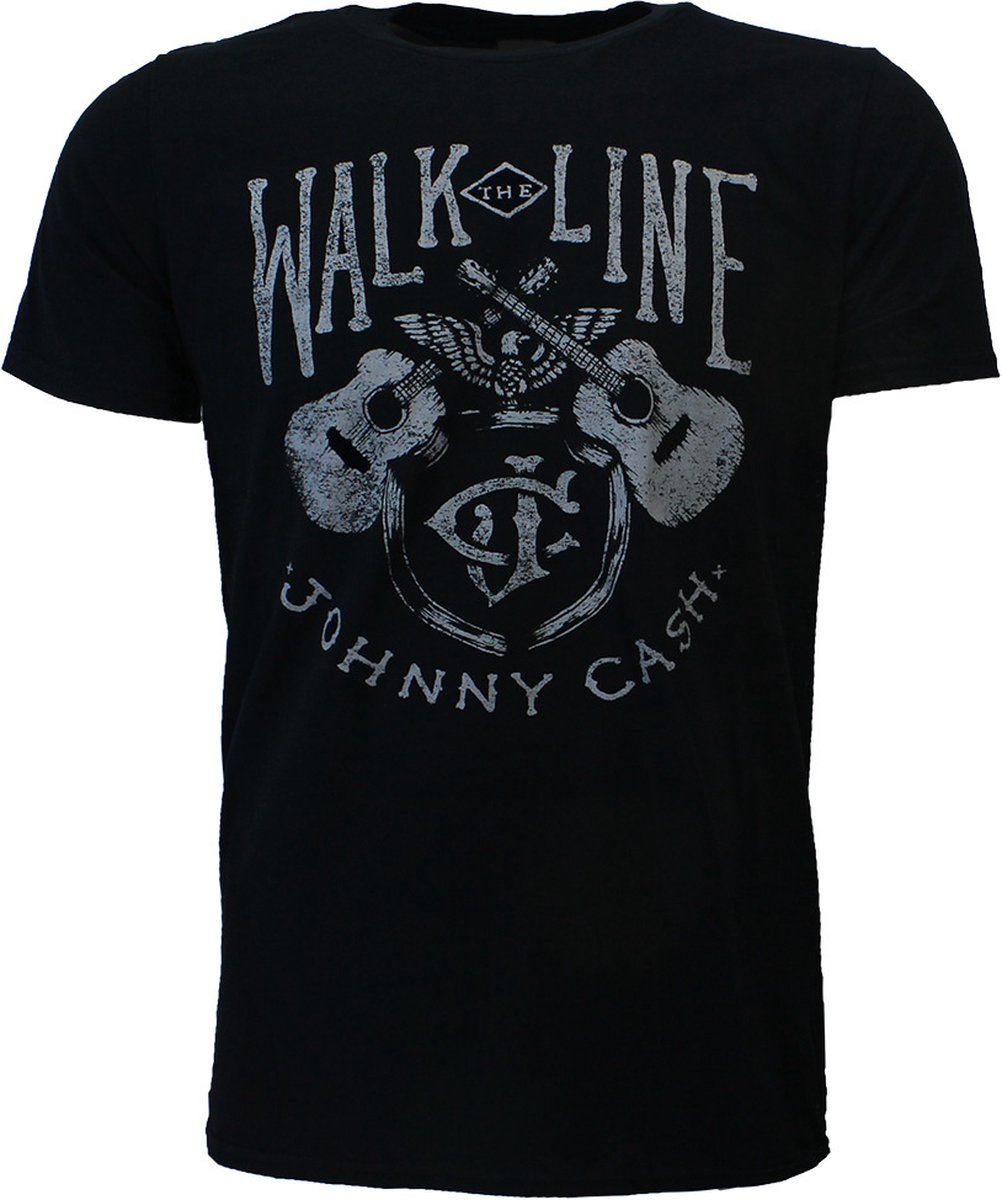 Johnny Cash Walk The Line T-Shirt - Officiële Merchandise - XL