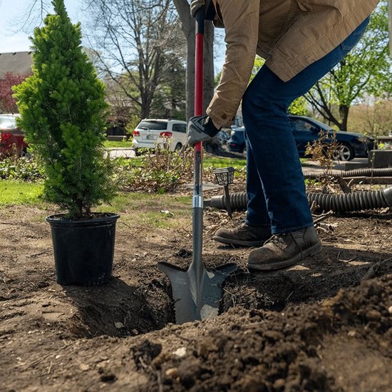 Root Slayer, XL Tuin Spade met lang blad - Multifunctionele tuinschop met zaag en mes - Extra lange tuinschep - Tuingereedschap - Schop & wortelzaag voor tuinieren - Boomwortelspade van Root Slayer — afbeelding 5