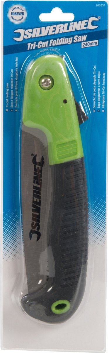 Silverline Inklapbare tri-cut handzaag - vlijmscherp zaagblad - ergonomisch handvat - 180 mm van Silverline — afbeelding 2
