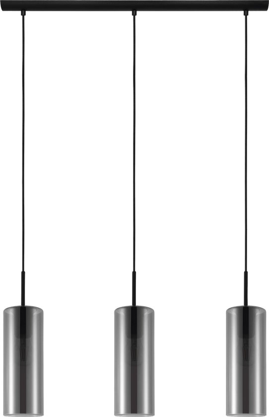 EGLO Keyns Hanglamp - E27 - 71 cm - Grijs/Zwart