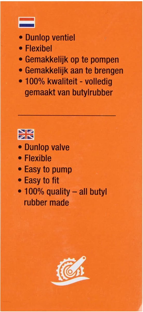 Benson Binnenband 26 x 1.75 - Butyl - Dunlop ventiel 40 mm - Zwart — afbeelding 5