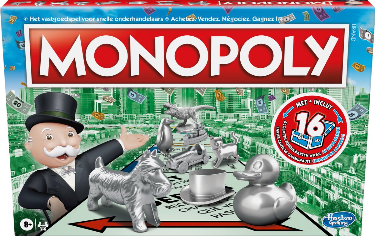 essay Om te mediteren Ontslag Monopoly Classic België - Bordspel | Games | bol.com