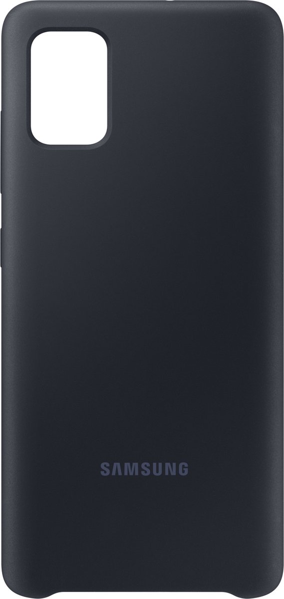Samsung Silicone Hoesje - Samsung Galaxy A51 - Zwart