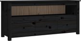 vidaXL-Tv-meubel-114x35x52-cm-massief-grenenhout-zwart
