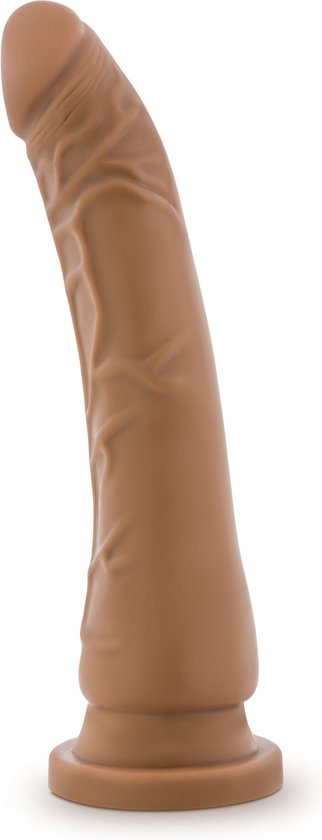 Dr. Skin - Realistische Dildo Met Zuignap 21 cm - Mocha