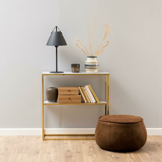 Sohome Sidetable Aubri - 80cm - Wit/Goud