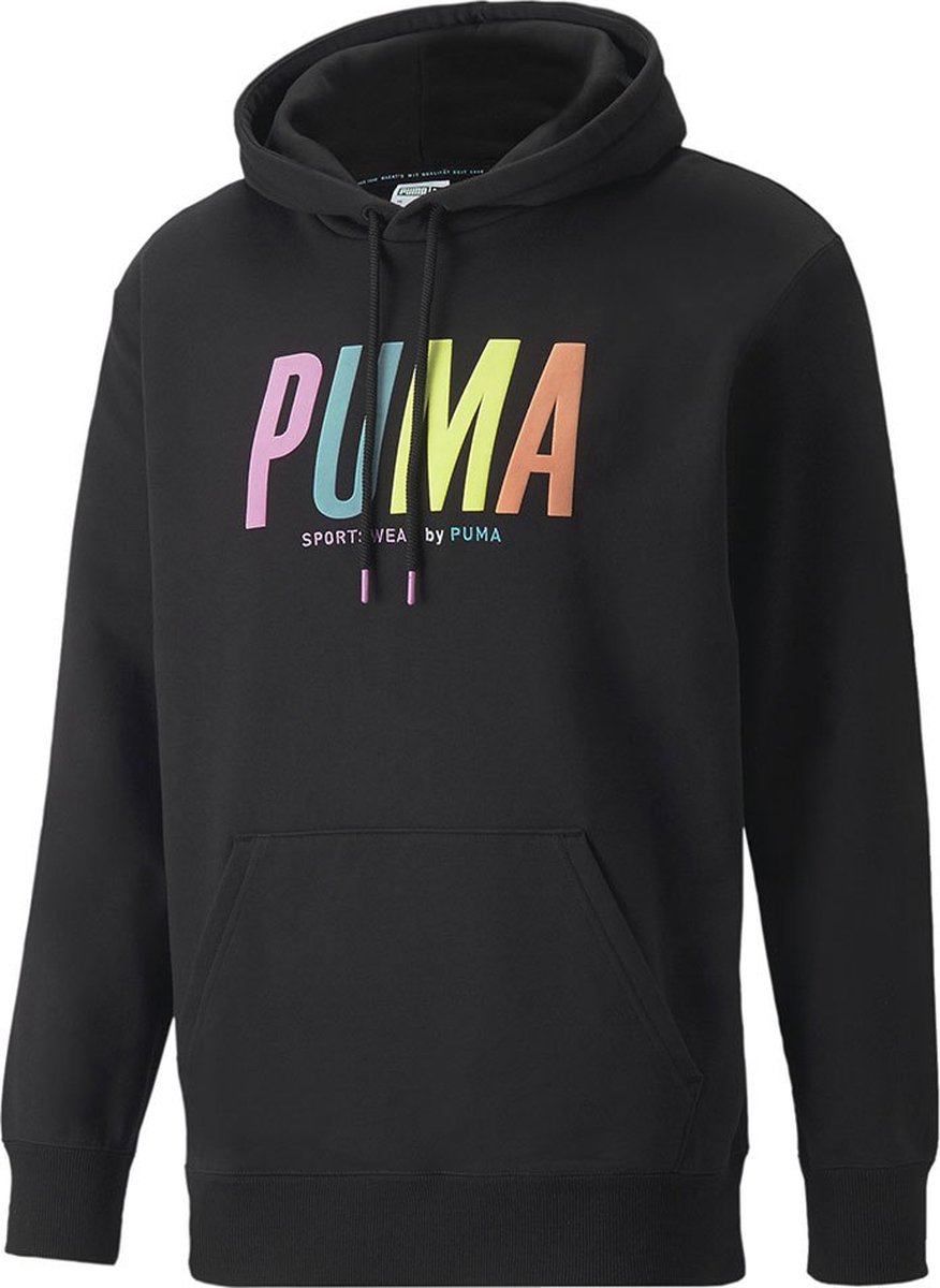 PUMA SELECT Swxp Graphic Capuchon Mannen Puma Black - Maat L
