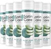 Gel de rasage Gillette Satin Care pour femme - Aloe Vera Glide - 6 x 200 ml - Spécialement conçu pour les peaux sensibles