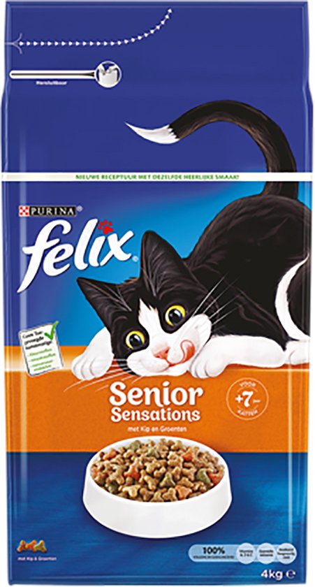 coupon leven Verenigde Staten van Amerika Felix Droog Senior Sensations - Katten droogvoer - 4kg | bol.com