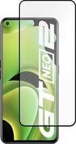 Cazy Screenprotector Realme GT Neo2 Full Cover Tempered Glass - Zwart