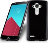 Cadorabo Hoesje voor LG G4 PRO in ZWART - Beschermhoes gemaakt van flexibel TPU Silicone Case Cover