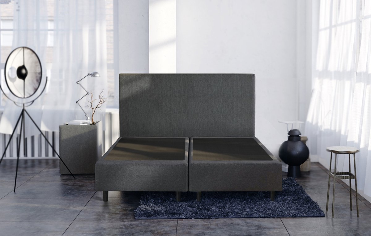 Studio Boxspring Pieter 180x200 topper - Antraciet thumbnail 6
