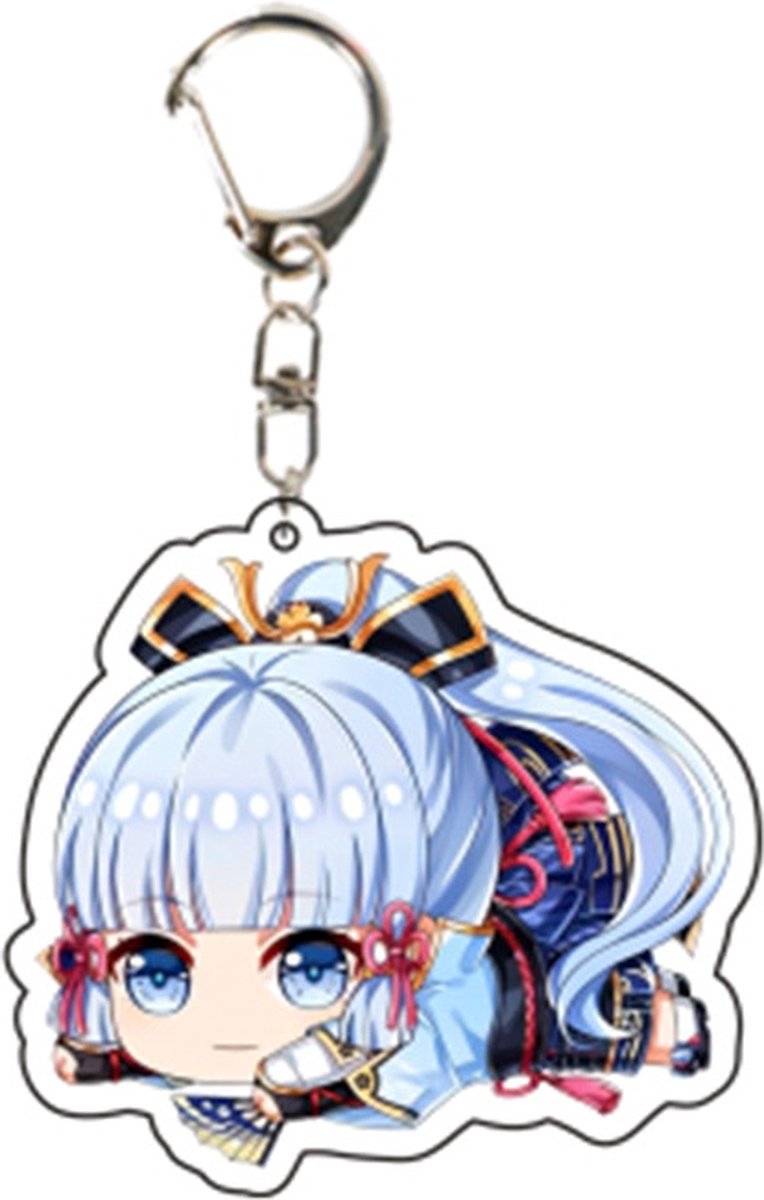 Genshin Impact - Kamisato Ayaka - Sleutelhanger/Keychain - Anime Merchandise - Figure - Manga