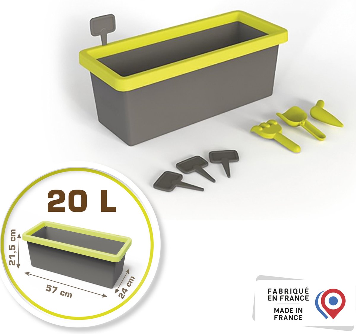 Smoby - Outdoor collectie - Plantenbank voor kinderen - Speelhuis accessoire - vanaf 2 jaar — afbeelding 7