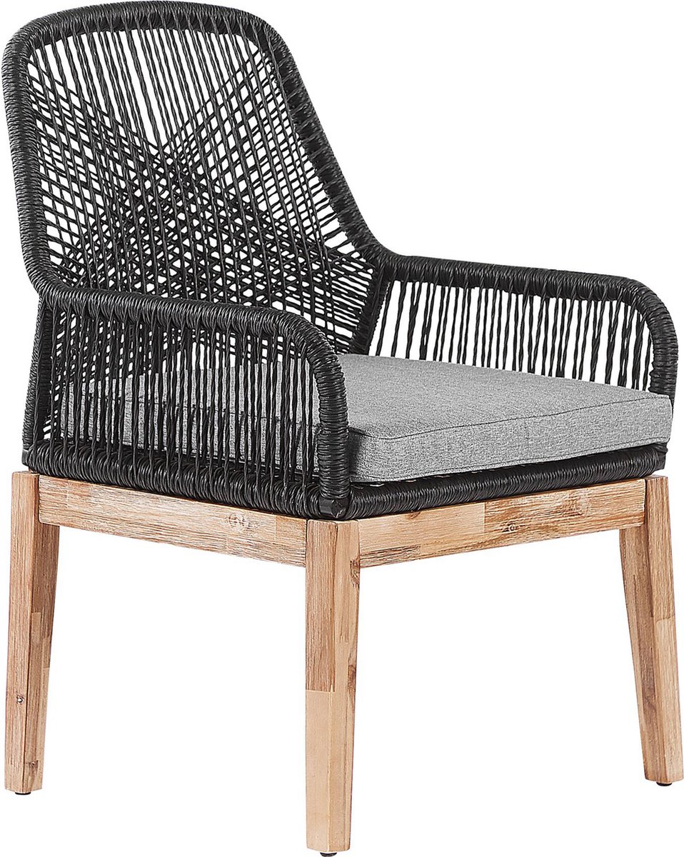 OLBIA - Tuinset voor 6 stoelen - Lichtgrijs - Vezelcement