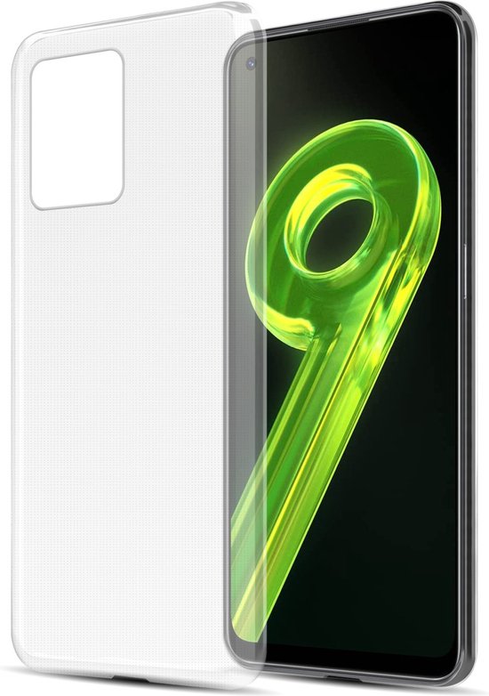 Custodia Per Realme 9 5G/Realme 9 Pro 5G/OnePlus Nord CE 2 Lite 5G – Silicone Morbido TPU Con Effetto Marmo E Brillantini – Fiore Verde - 2