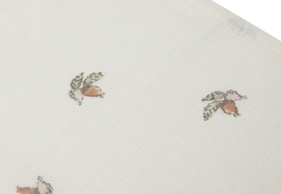 Jollein - Hydrofiel Monddoekje 31x31cm - Baby Hydrofiele Doeken, Spuugdoekjes, Speendoekje -Rosehip - 3 Stuks van Jollein — afbeelding 4