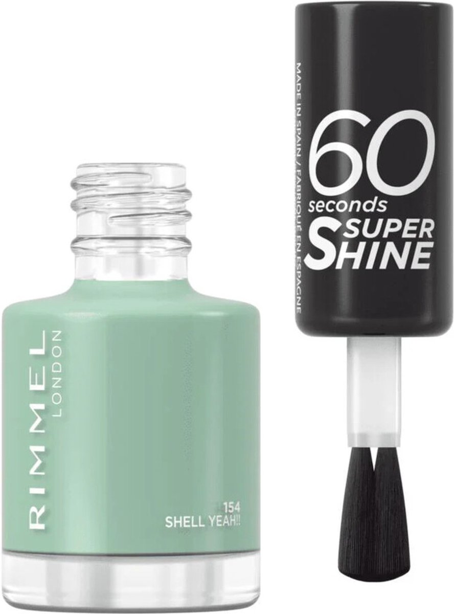Rimmel London 60 Seconds SuperShine Nagellak - 154 Shell Yeah!