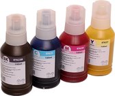 ABC huismerk set 4x navul flesje inkt geschikt voor Epson SC23 voor Surecolor SC-F100 SC-F500 SC-F501