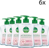 Bol.com Dettol Handzeep - Antibacterieel - Jasmijn - 100% natuurlijke oliën - 6 x 250 ml aanbieding