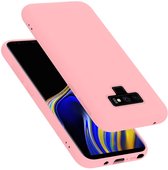 Cadorabo Hoesje voor Samsung Galaxy NOTE 9 in LIQUID ROZE - Beschermhoes gemaakt van flexibel TPU silicone Case Cover