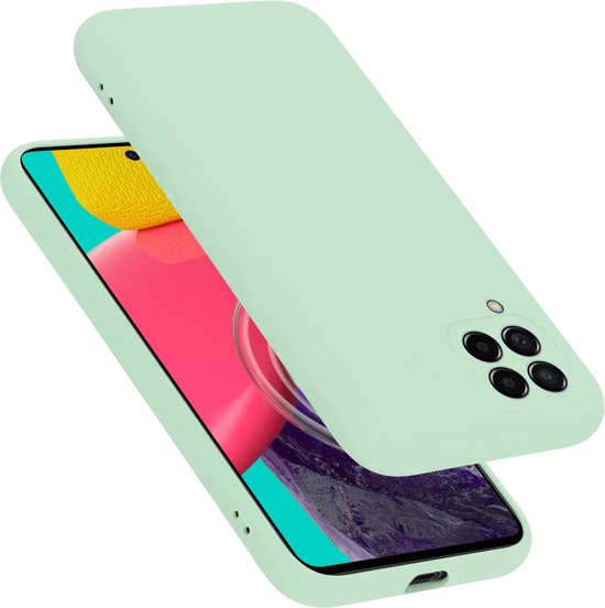 Coque Cadorabo pour Samsung Galaxy M53 5G en VERT CLAIR LIQUIDE - Coque de protection en silicone TPU souple