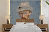 Behang - Fotobehang Zelfportret - Vincent van Gogh - Breedte 350 cm x hoogte 350 cm
