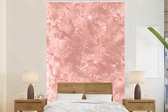 Behang - Fotobehang Marmer - Glinster - Roze - Breedte 195 cm x hoogte 300 cm