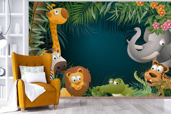 Papier peint enfant Jungle Safari - Walltastic