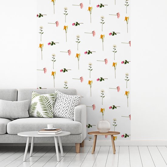 Behang - Fotobehang Bloemen - Flora - Kleuren - Breedte 180 cm x hoogte 280 cm