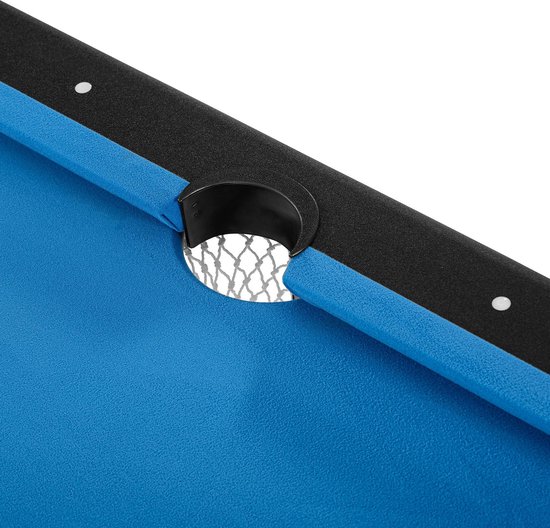 BuckShot Pooltafel Atlanta 6ft - Inklapbare poten - Blauw — afbeelding 3
