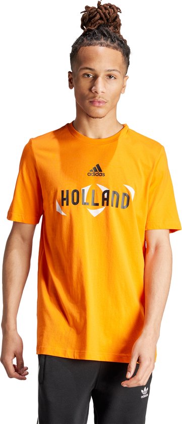 adidas Performance UEFA EURO24™ Nederland T-shirt - Heren - Oranje- 3XL