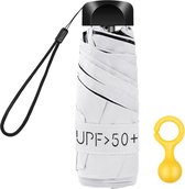 Bol.com Miniparaplu zakparaplu zonwerende paraplu UV-opvouwbare paraplu voor buiten klein lichtgewicht UV-opvouwbaar voor volwas... aanbieding