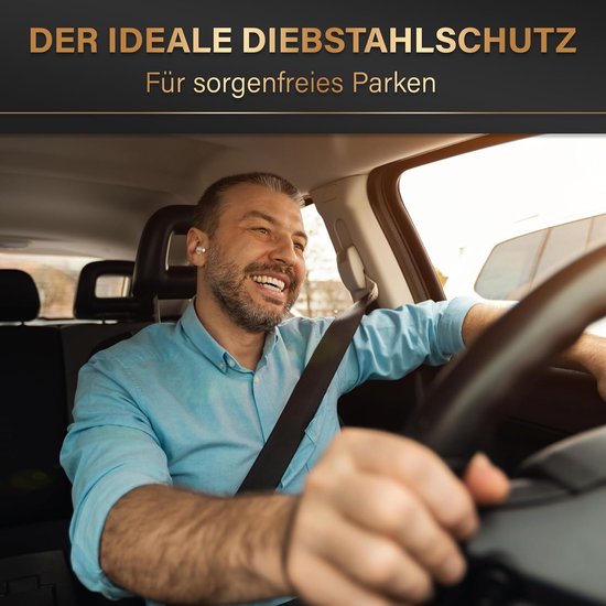 Tevlaphee 2-in-1 autoslot, stuurslot en intelligent alarm, 120 dB
