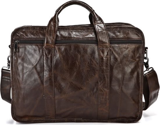 Sac en cuir cognac Topline